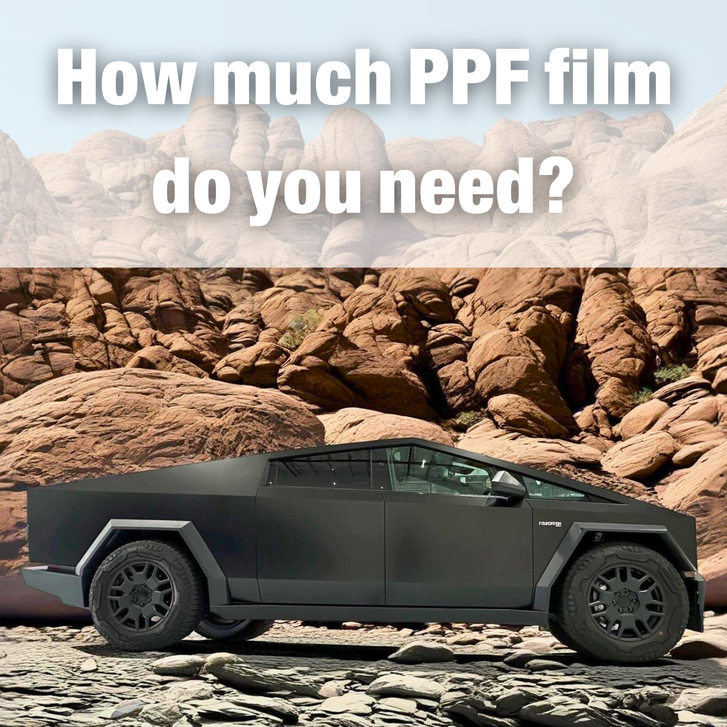 How much PPF film do you need? | Size Guide for PPF Installation on Car