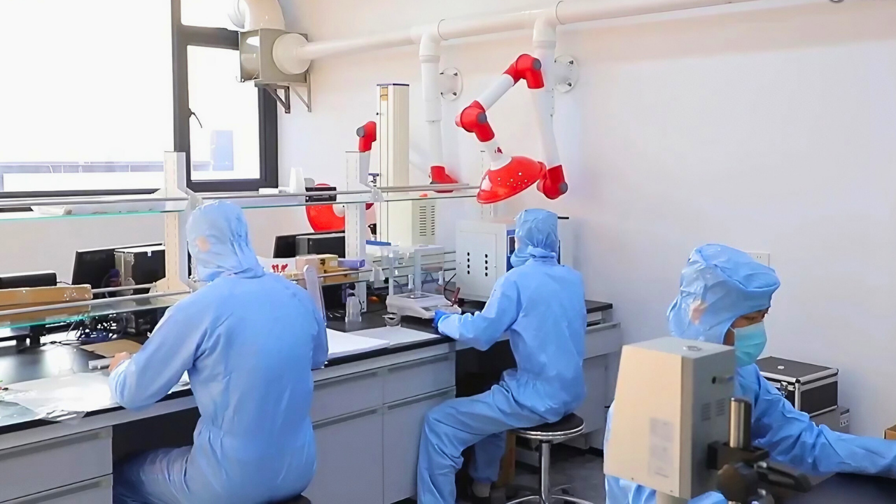 Our Polymer Elastomer New Materials Engineering Laboratory tests ex-factory car films under extreme conditions for quality control.