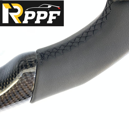 R-ppf for toyota 8th gen Camry se xse le xle 2018-2022 carbon fiber steering wheel gloss black