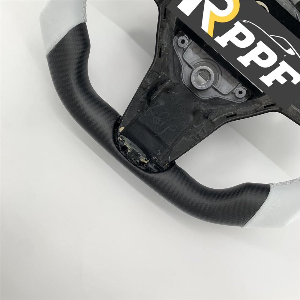 RPPF for Tesla Model 3/Y 2017-2025 Carbon Fiber Steering Wheel