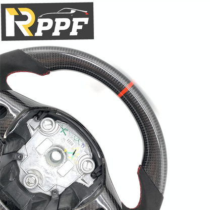 RPPF for Tesla Model 3/Y 2017-2025 Carbon Fiber Steering Wheel with carbon trim