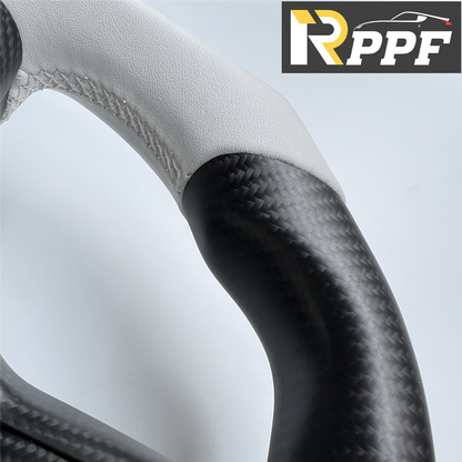 RPPF for Tesla Model 3/Y 2017-2025 Carbon Fiber Steering Wheel with Airbag