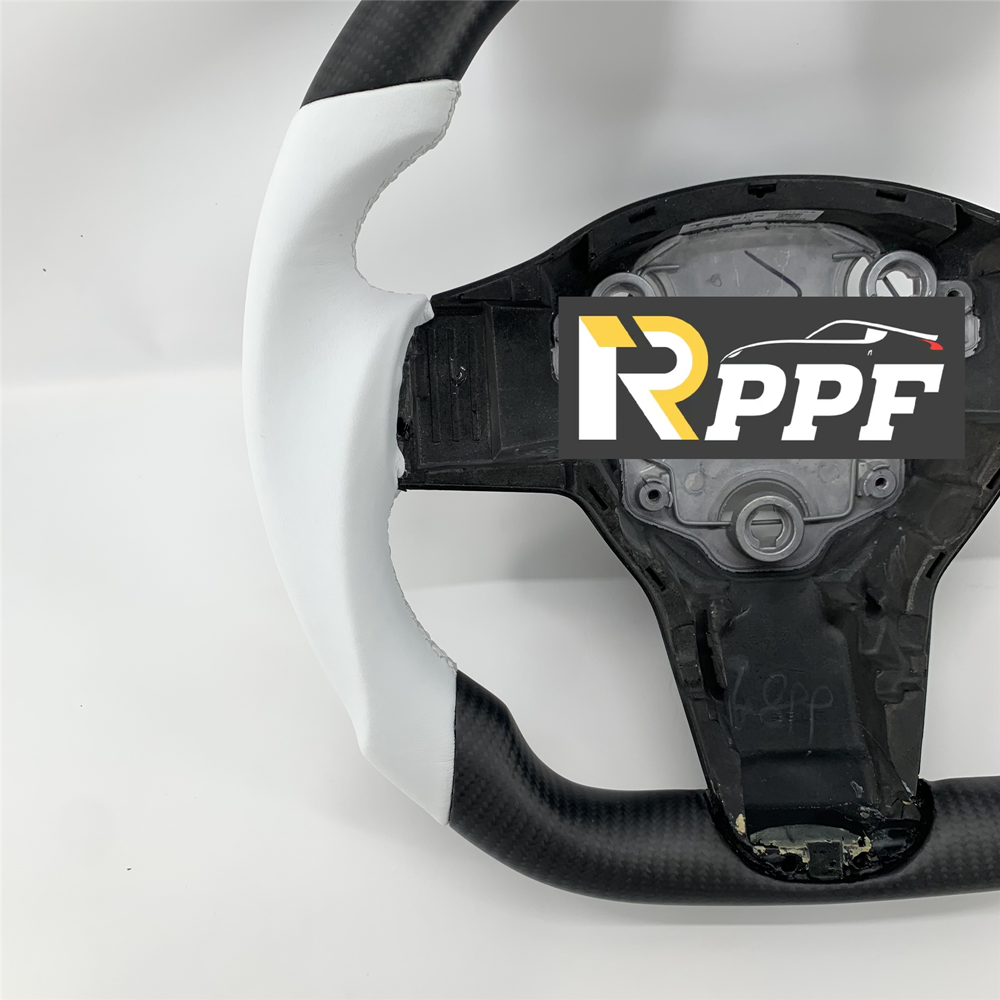 RPPF for Tesla Model 3/Y 2017-2025 Carbon Fiber Steering Wheel