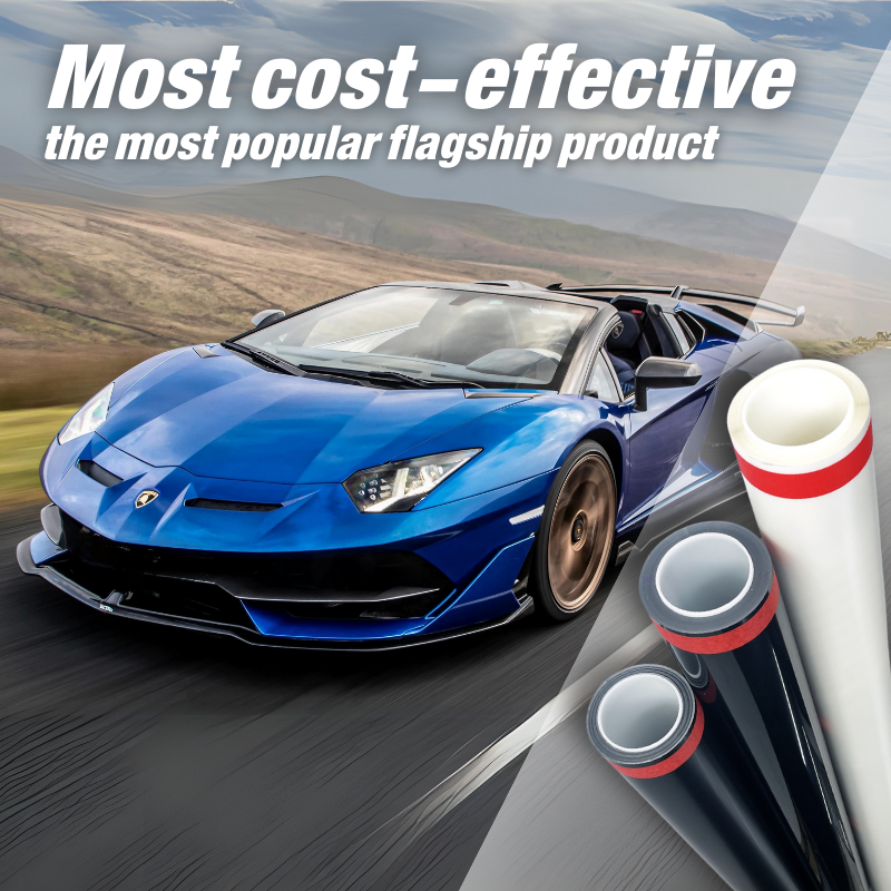 RPPF Pro Series TPU PPF is the most popular flagship product with the most cost-effective and enhanced performance. The Enhanced Gloss and Heat Self-Healing coating stands out in particular.
