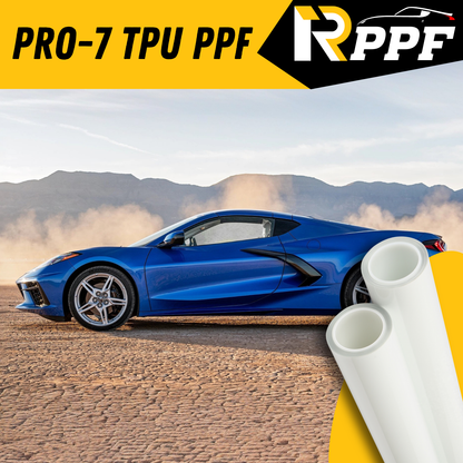 Real shots showing the effect of the installed PRO-7 TPU paint protection film.