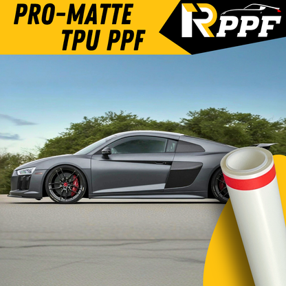 Real shots showing the effect of the installed PRO-Matte TPU paint protection film.