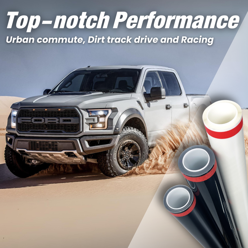 RPPF ACE series TPU PPF is our ultimate paint protection film, meticulously crafted to deliver unrivaled durability for off-road and motorsports enthusiasts. Boasting industry-leading performance, it keeps your car shielded in any harsh environment.